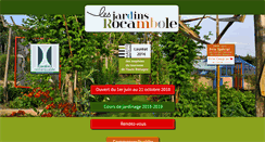 Desktop Screenshot of jardinsrocambole.fr